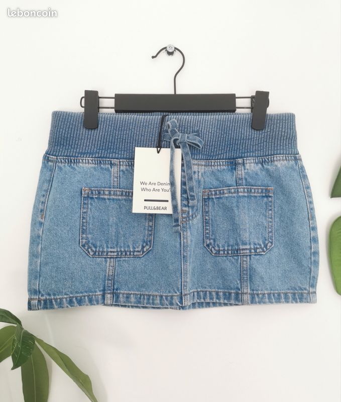 Robe En Jean Pull&Bear - Taille S - Bleu Denim - Style Robe Pull - Neuve (Sans Étiquette)