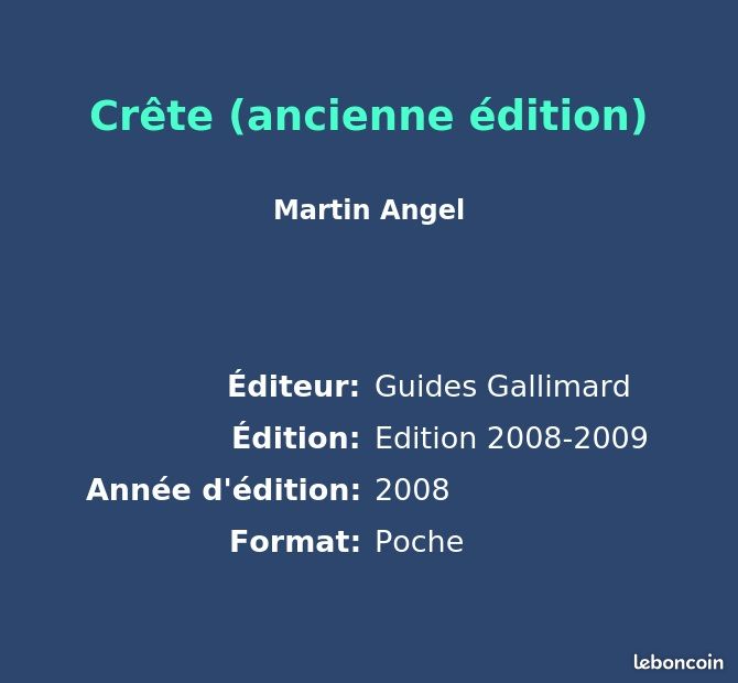Crête (ancienne édition) (image 2)