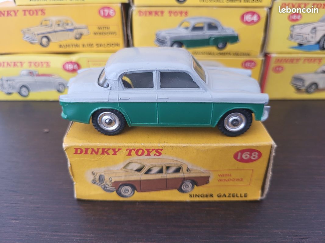Auctions | Dinky No.167 A.C. Aceca Coupe with windows & 168 Singer Gazelle with windows