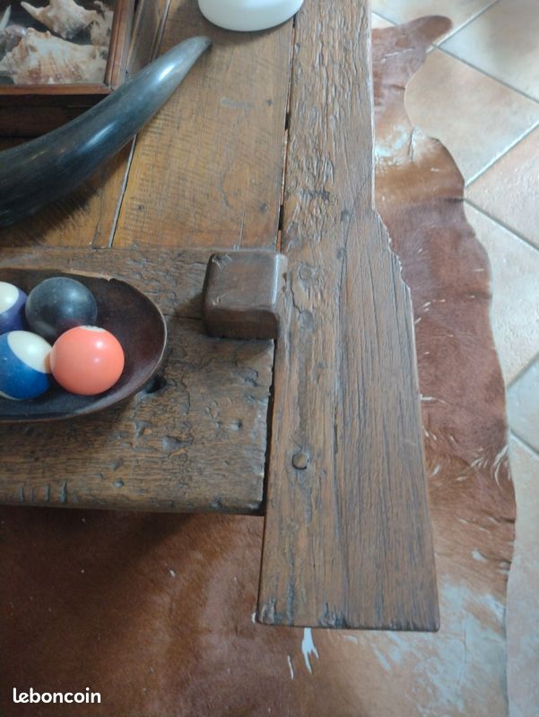 Grande table basse ancienne Indonésienne (image 5)