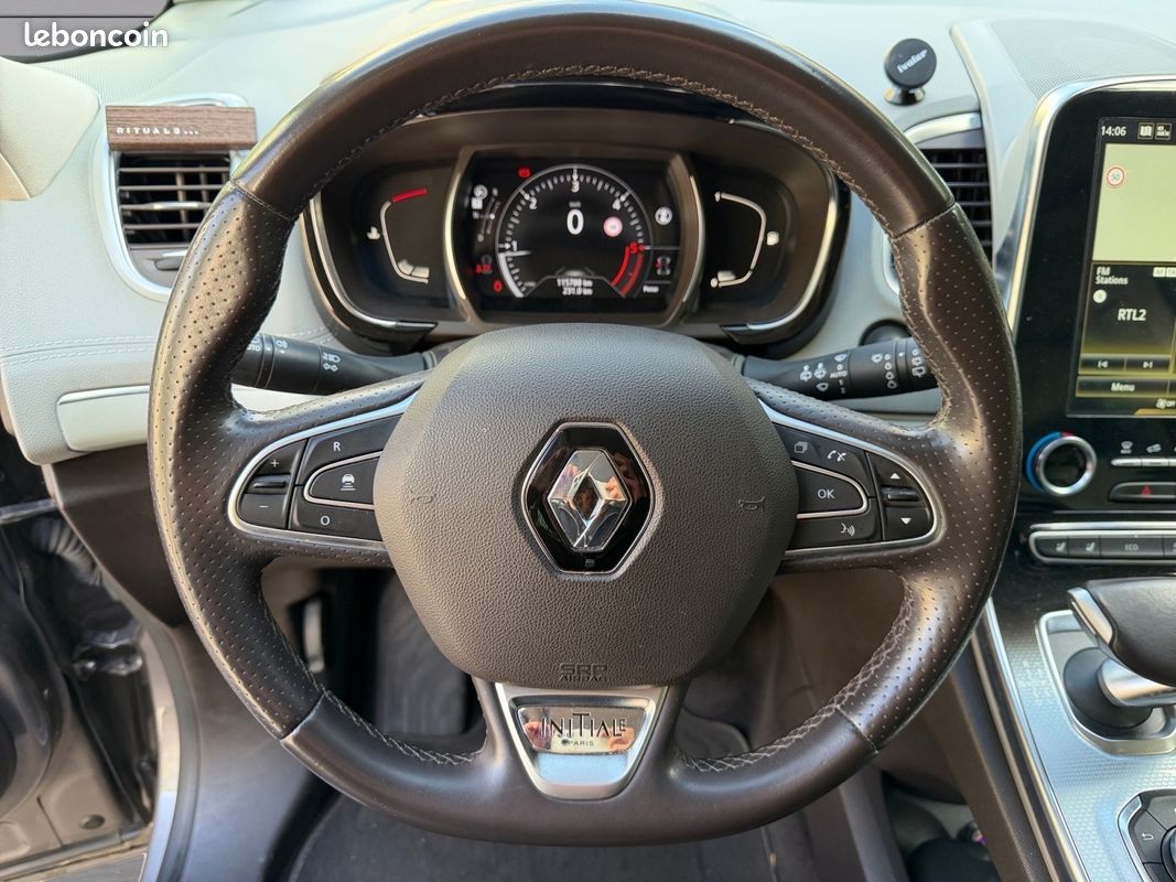 RENAULT ESPACE V dCi 160 Energy Twin Turbo Initiale Paris 7 places EDC sieges ventiles toit panoramique park assist e (image 16)