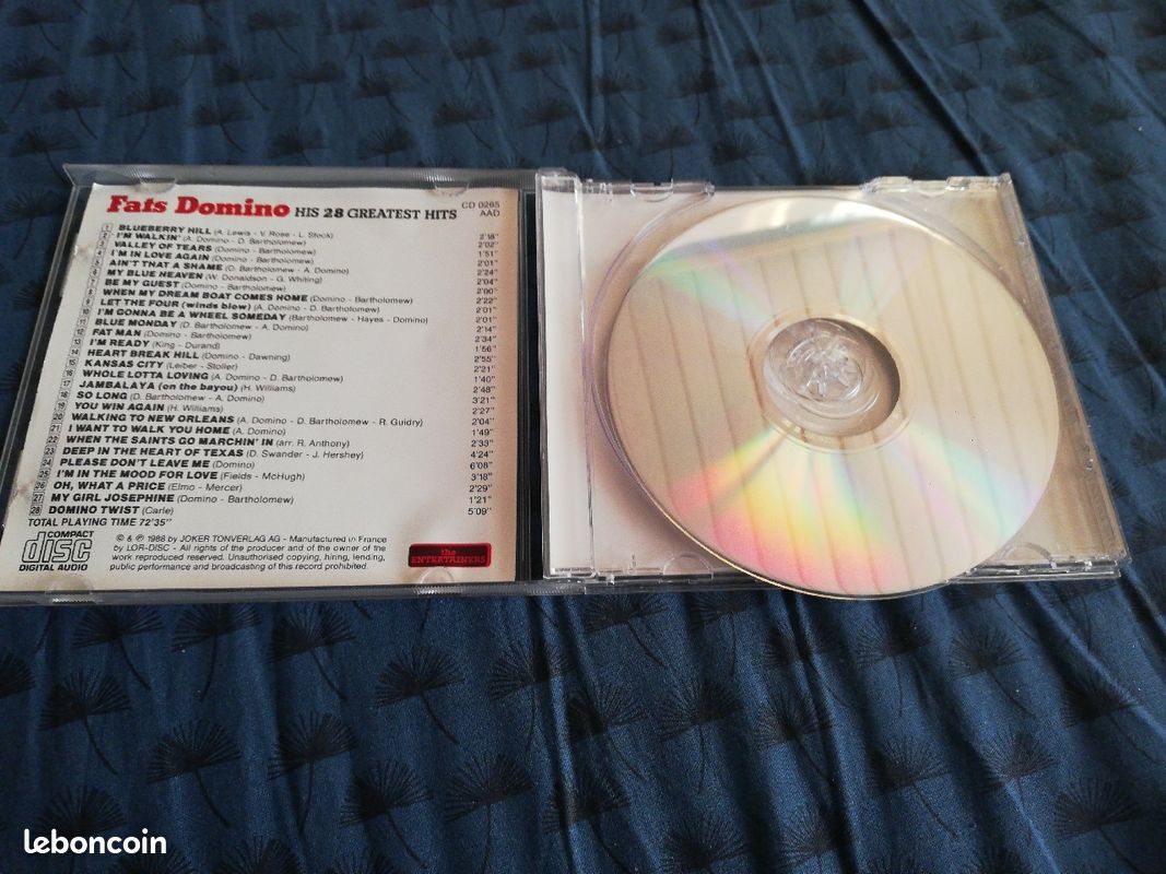 CD Fats Domino 28 titres "Greatest Hits" (image 4)