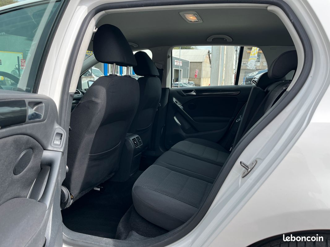 Belle golf 6 2.0 tdi 110cv gps clim possibilité garantie 12 / 24 / 36 mois (image 6)
