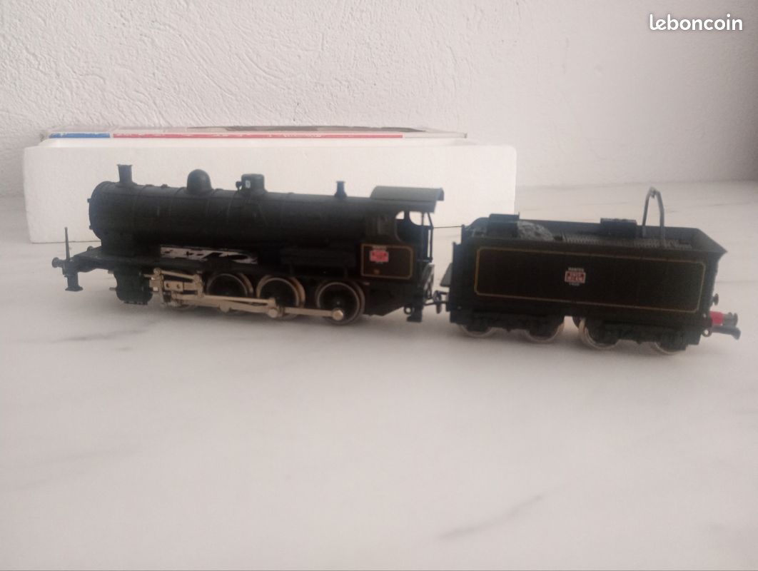 Jouef - Locomotive vapeur 140 C 231 noir SNCF réf. 8282 BO HO 1/87