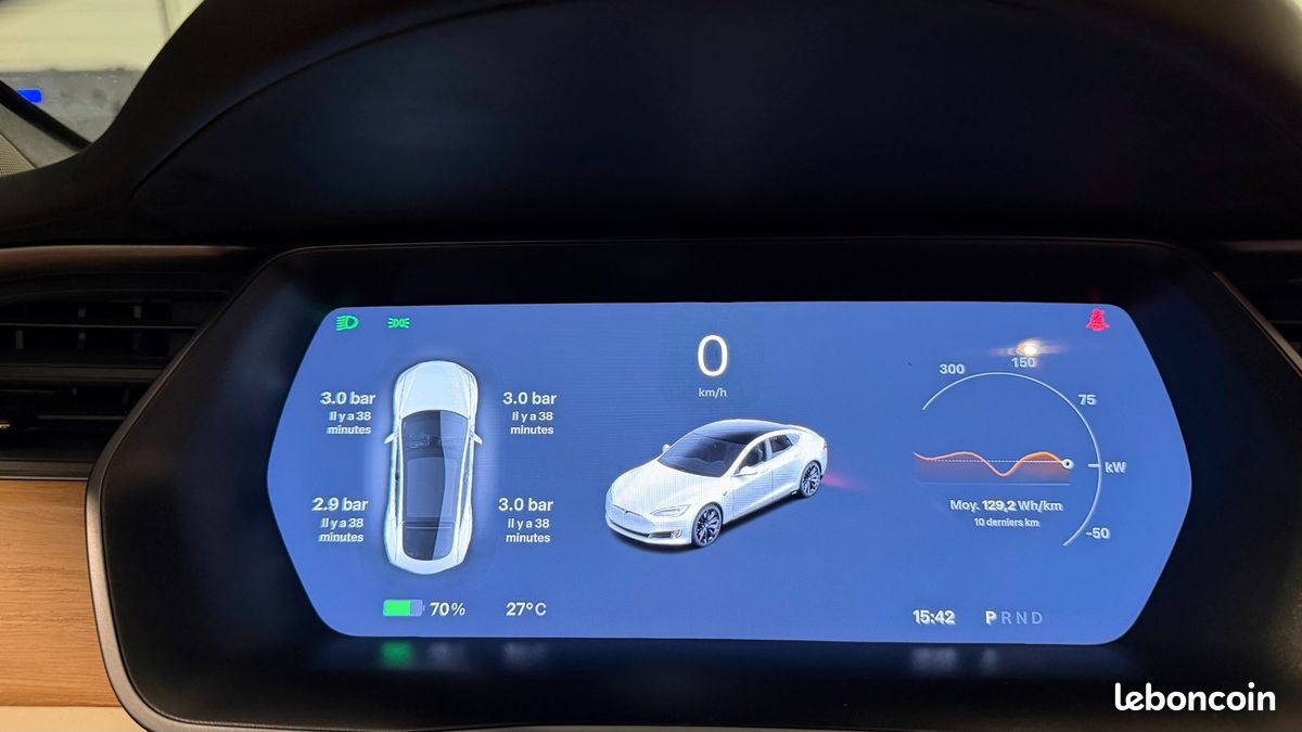 TESLA MODEL-S 560ch RAVEN 100KWH - DUAL-MOTOR 4WD - LONG RANGE - SOH 89% - ENTRETIEN TESLA - GARANTIE TESLA 2028 (image 13)