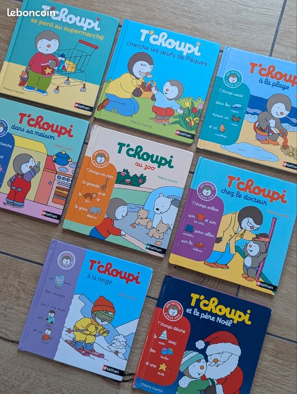 Lot livre T'choupi (image 1)