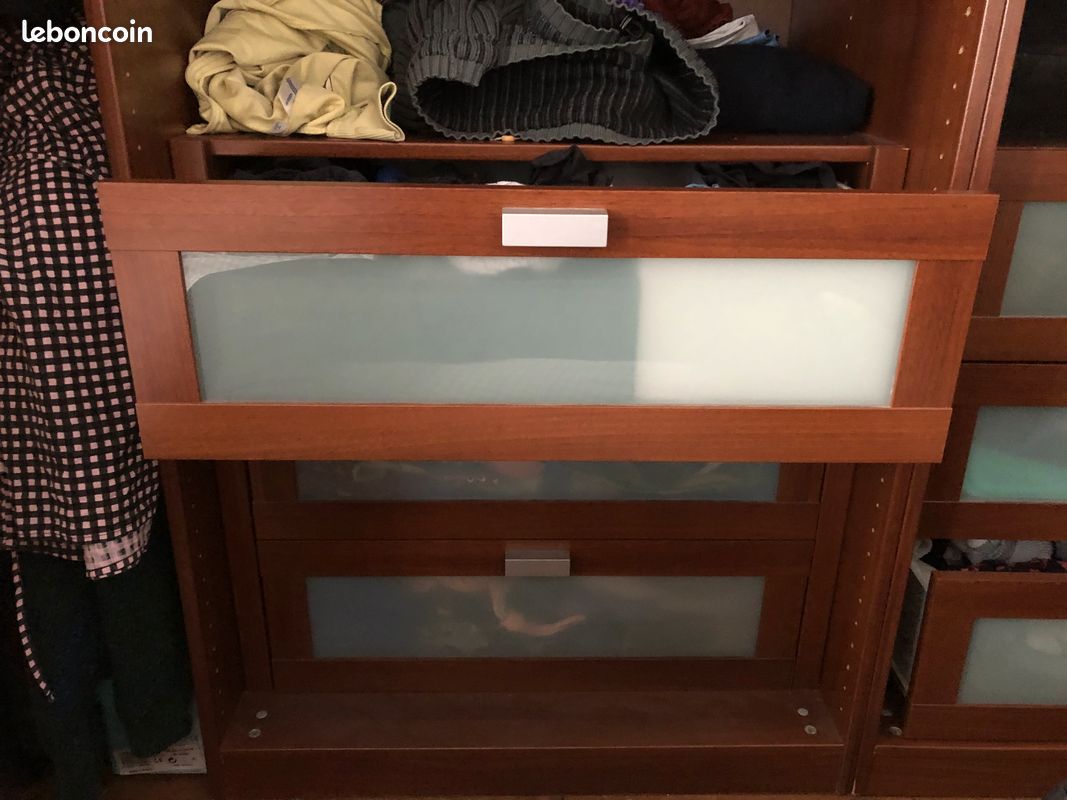 Armoire IKEA HOPEN – penderie + rangement tiroirs (image 4)