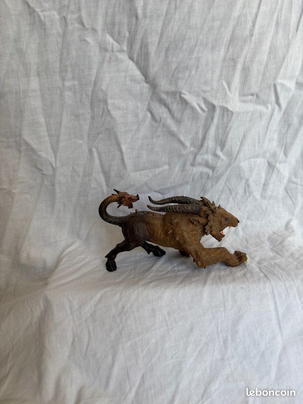 Lot de figurines Papo de chimère, rhinocéros guerrier et cerbère (image 3)