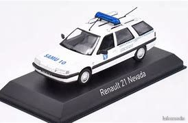 Miniature Norev 1/43 Renault 21 Nevada Gendarmerie 1994 Métal Bleu 512138
