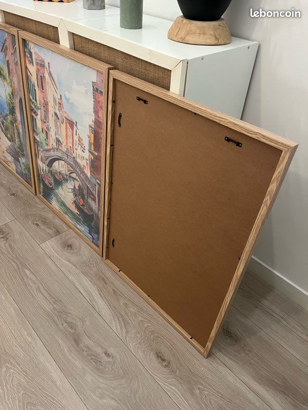 Triptyque tableaux déco Scènes italiennes & Venise – Style méditerranéen / chaleureux (image 5)
