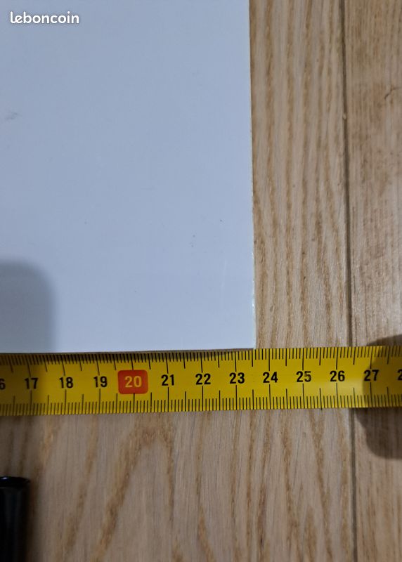 2 étagères suspendues laquées en blanc (image 3)