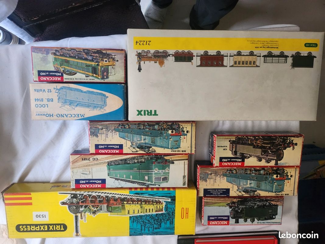 Ancien Train Meccano Hornby - Pour Pièces Détachées Ou Restauration