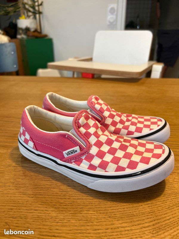 Chaussures Vans Slip Slip On Carreaux Vans Girl's Asher Party