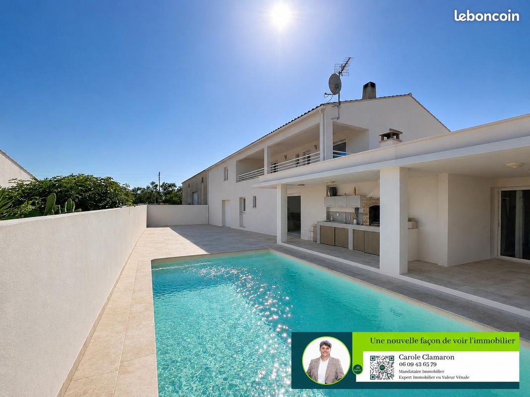 Vente | Maison T5 | 5p | 4ch | 165 m² | Bouillargues | Terrasse · Balcon · Piscine | Zone Artisanale (image 3)