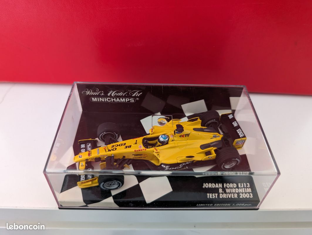 Minichamps 1/43 - Jordan Ford EJ13 - B.Wirdheim - Test Driver 2003 