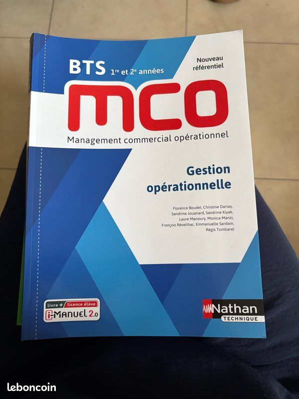 Livre BTS MCO (gestion opérationnelle) (image 1)