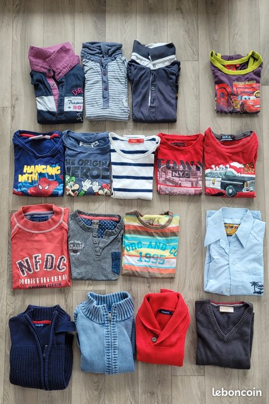 Lot De 4 Vêtements Enfant Garçon - Âge 12 Ans - Multicouleur - Très Bon État