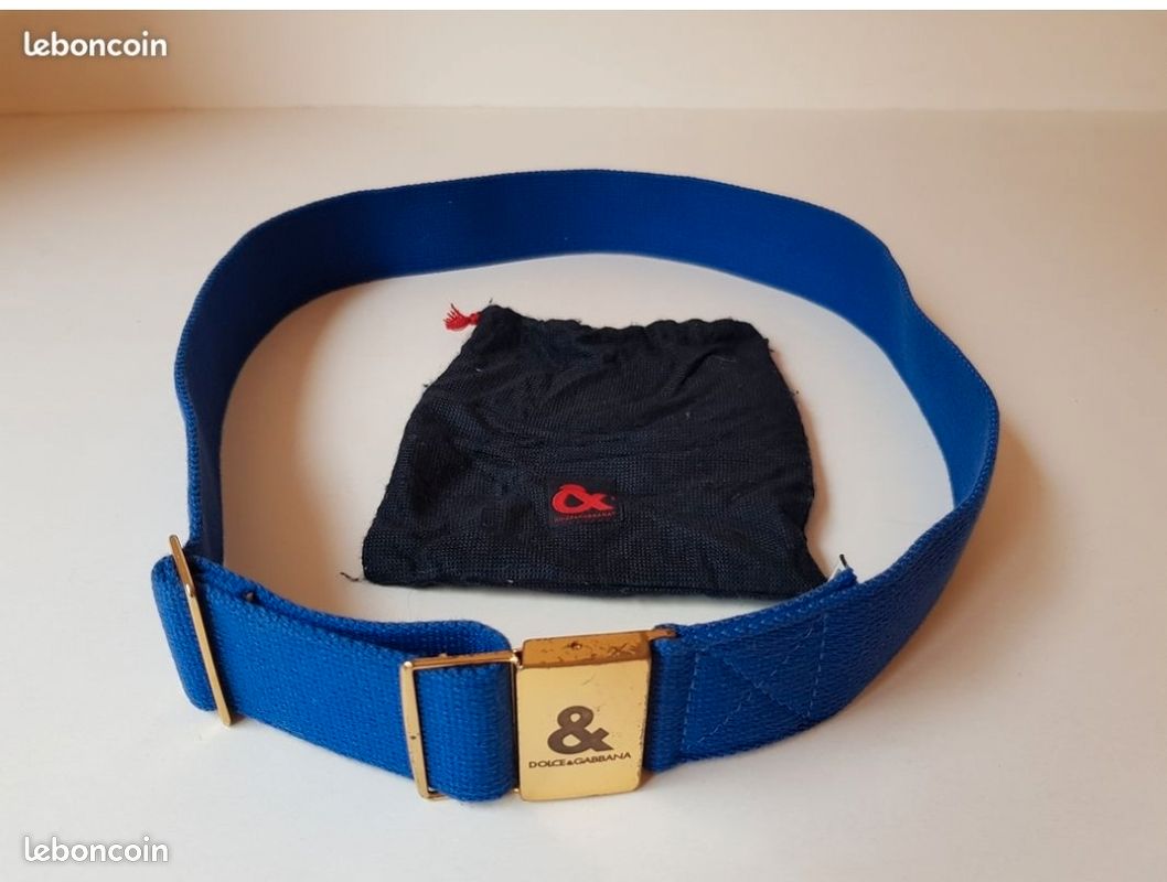 Ceinture Enfant Dolce & Gabbana Taille 27 – Occasion, Cuir Noir Avec Logo