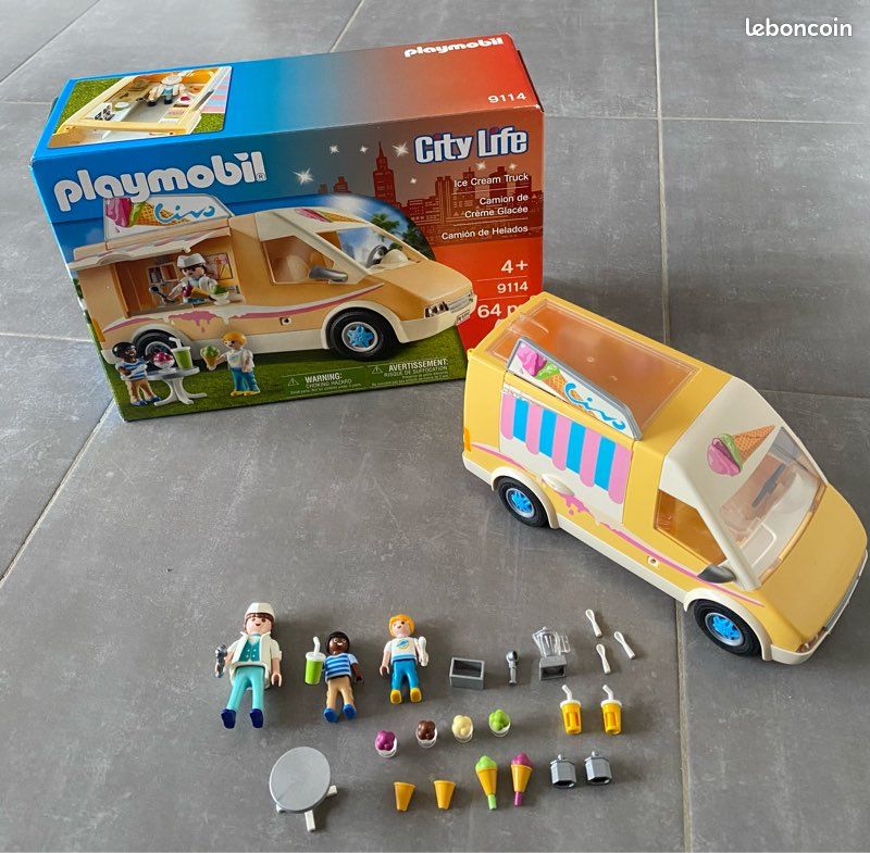 Playmobil City Life 9114 Camion de Crème Glacée (image 1)