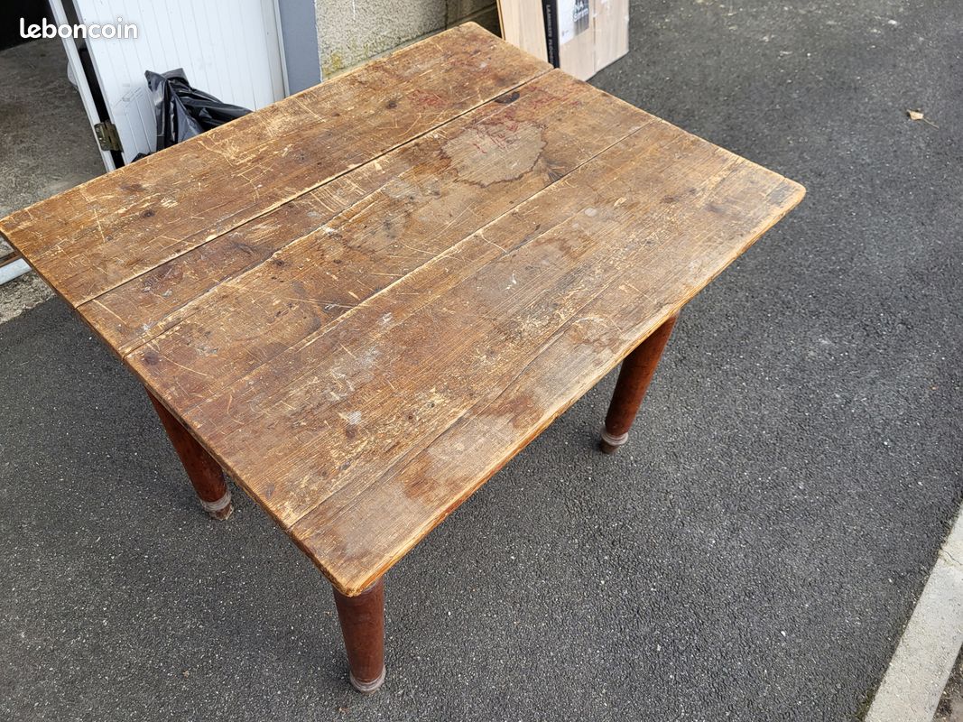 Vieille table début 1900 (image 3)