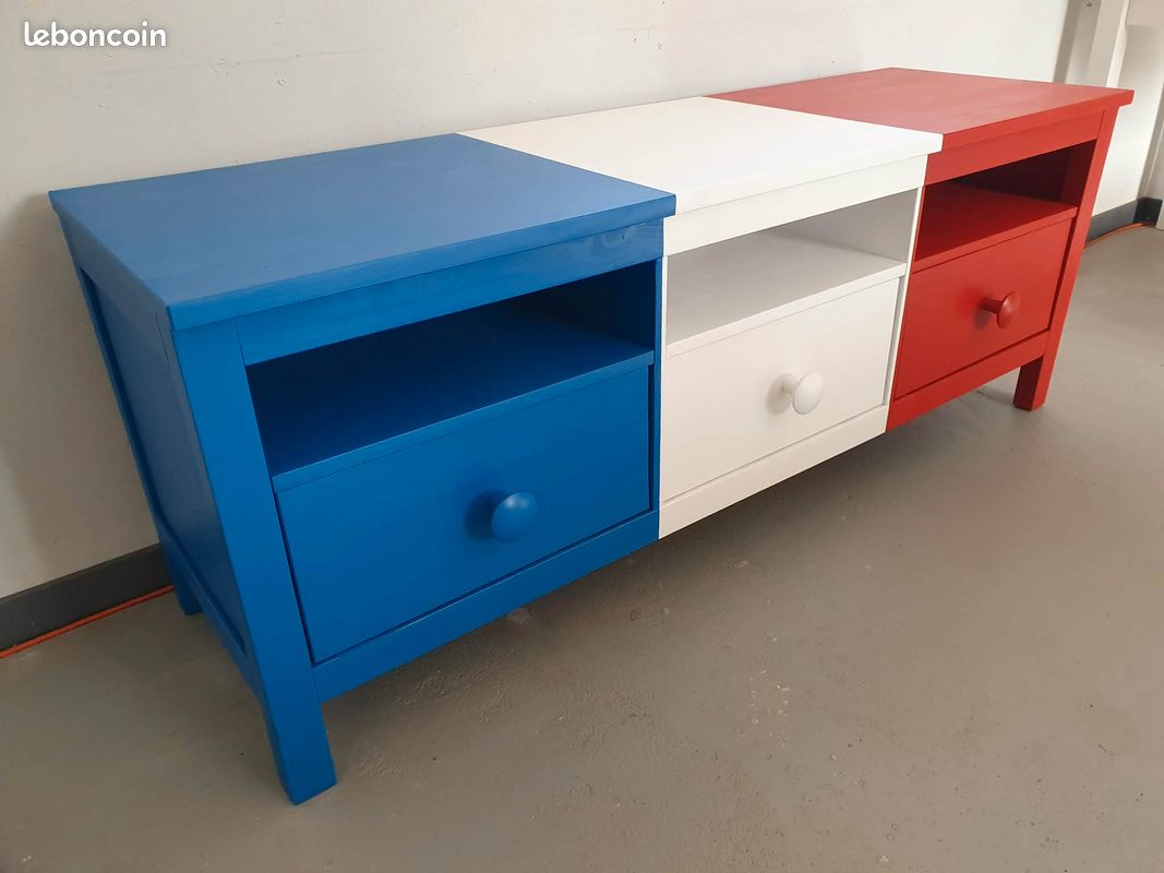 Meuble bas en bois, relooké (image 3)