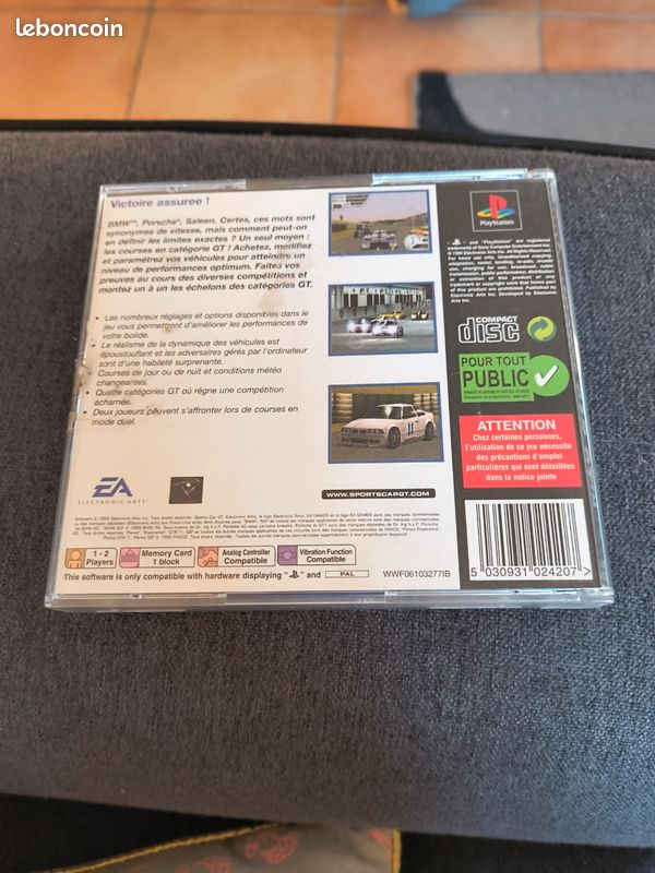 Jeu ps1 sport car gt (image 2)