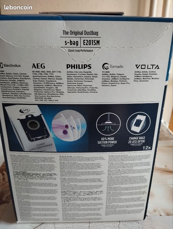 10 Sacs Aspirateur Pour AEG Electrolux Vampyr – Modèles 5021, 5020, 525