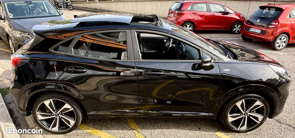 Ford puma 1.0 ecoboost 125 hybrid mhev st-line x dct bva- toit ouvrant- car play- garantie (image 12)