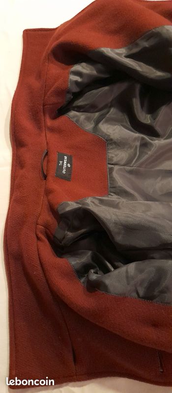 Longue veste grenat taille 42 (image 2)