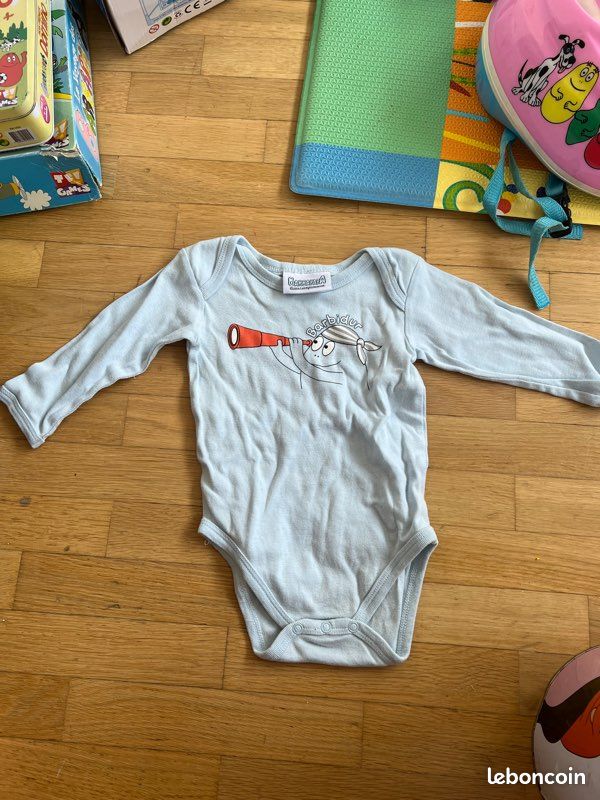 Body manche long Barbapapa Barbidur 12m (image 1)