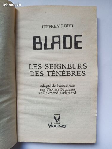 [Livre] Les seigneurs des ténèbres - Etat correct (image 2)