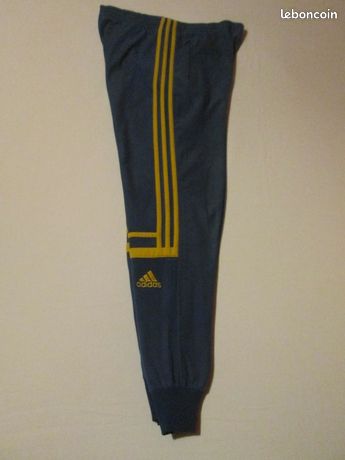 Pantalon De Survêtement Vintage Adidas Challenger - Taille M, Velours, Couleur Pêche/jaune/noir, Y2K