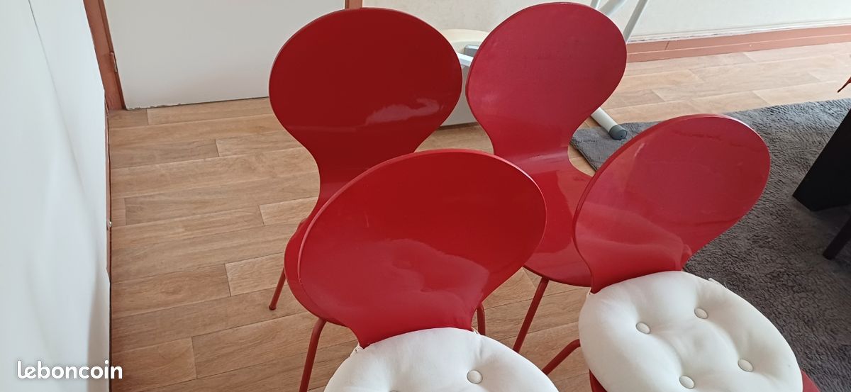 Lot de 4 chaises de cuisine (image 2)