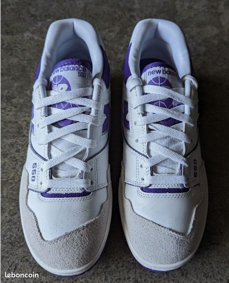 New Balance 550 Blanc Violet40 (image 3)