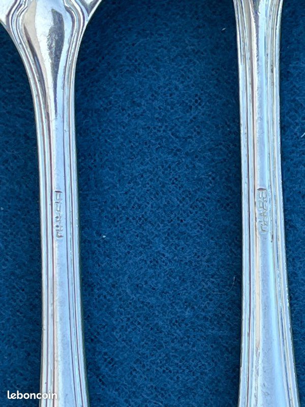 Argenterie Hôtel Ritz Paris 18 pièces couverts métal argenté Beard Orève (image 10)