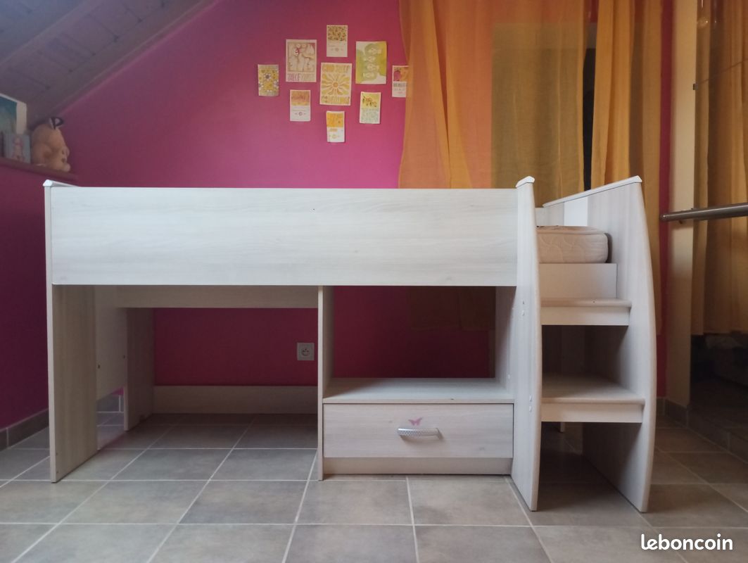 Lit en hauteur individuel enfant (image 1)