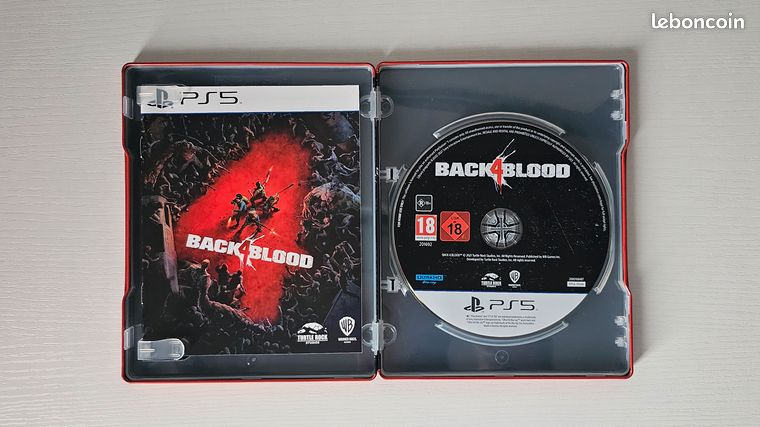 Jeu Back 4 Blood + Steelbook Pour Xbox One / Series X|S - Version PAL Française - Neuf Scellé