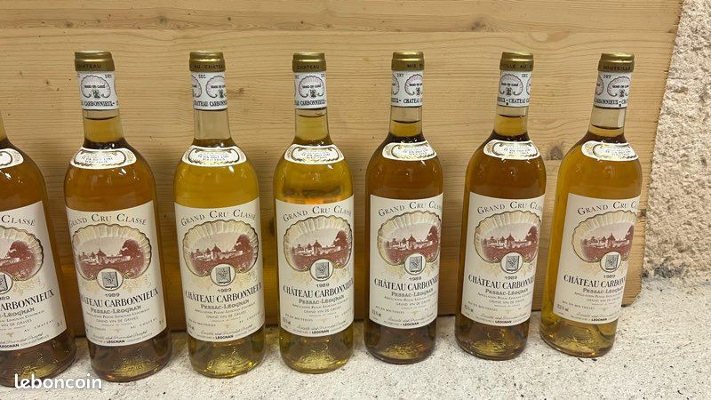 Vin château Carbonnieux 1989 pessac leognan blanc (image 4)