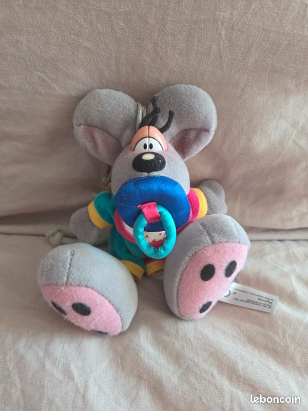 Diddl peluche bébé sucette (image 1)