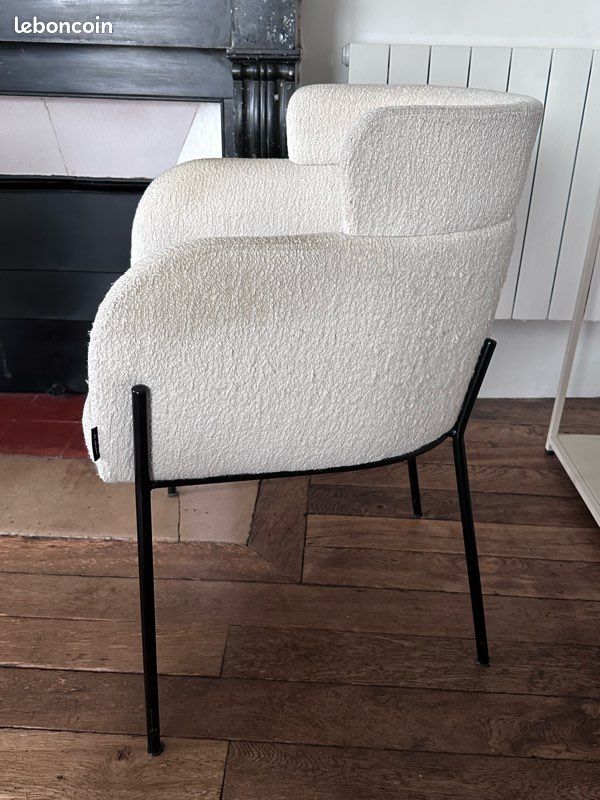 Fauteuil NV Gallery - bouclette écrue (image 6)