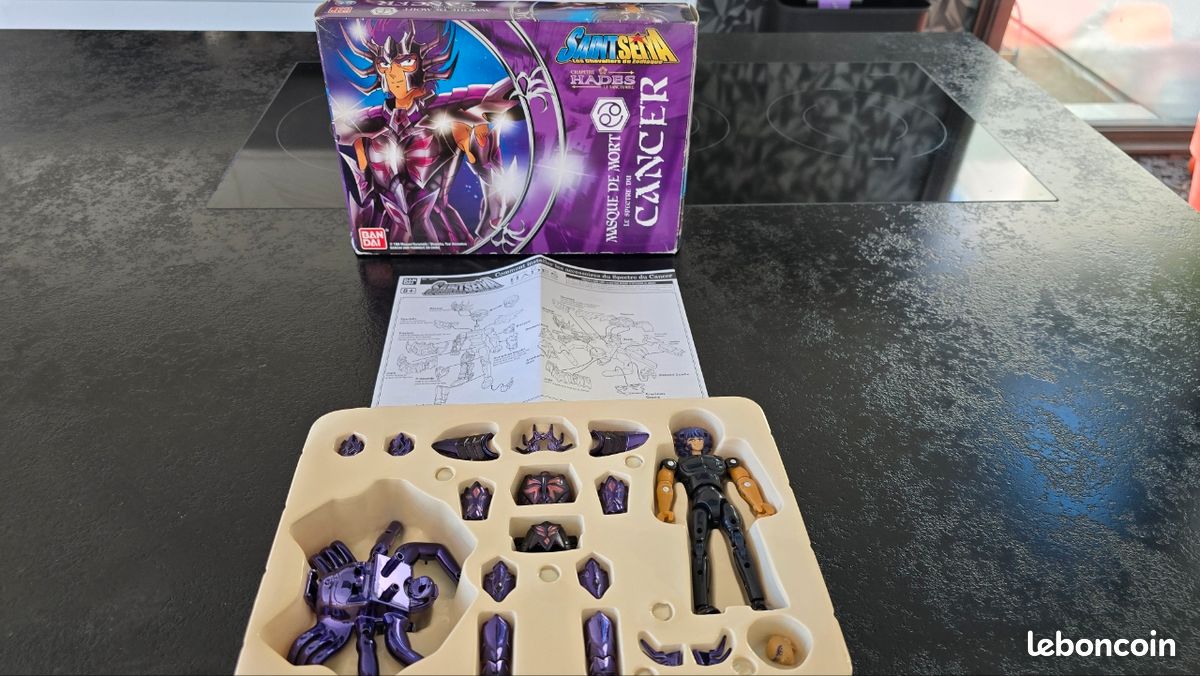 MASQUE DE MORT en tissu Saint Seiya mythe EX cancer surplis premium