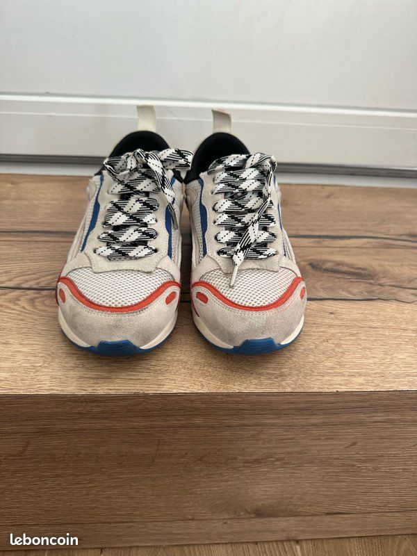 Sandro Paris Sandro Chaussure Flamme Sandro Basket Flamme Or Sales