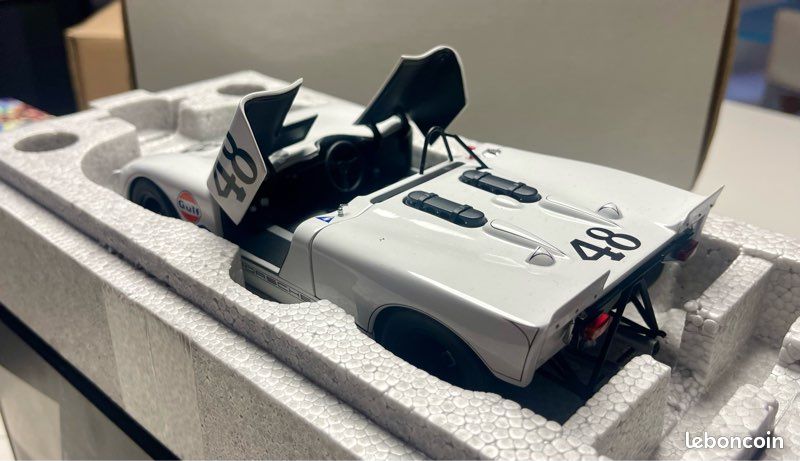 Miniature 1/18 auto art Porsche muséum Porsche 908/02 sebring 1970 Steve mcqueen N 48 (image 5)