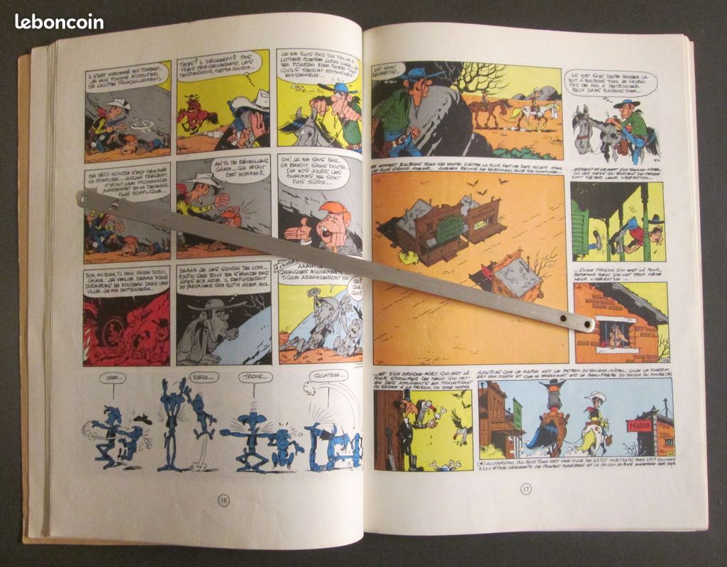LUCKY LUKE N°28 - " L'escorte " - Bon état - Janvier 1970 (image 5)