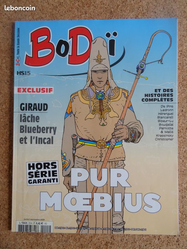 BD Bodoï Hors série Spécial MOEBIUS (image 1)