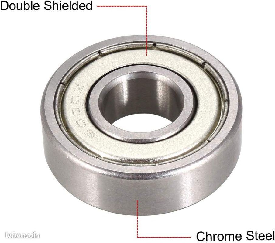 Plateau A Rouler Sourcing Map 10Pcs Roulement à Billes à Gorge
