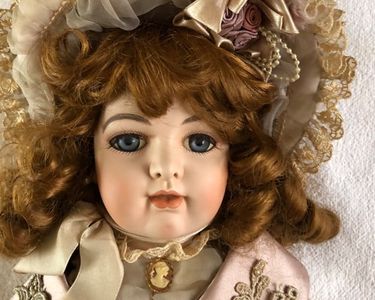 Tête De Poupée Jumeau Reproduction 2006 – Porcelaine Bisque 13 Cm