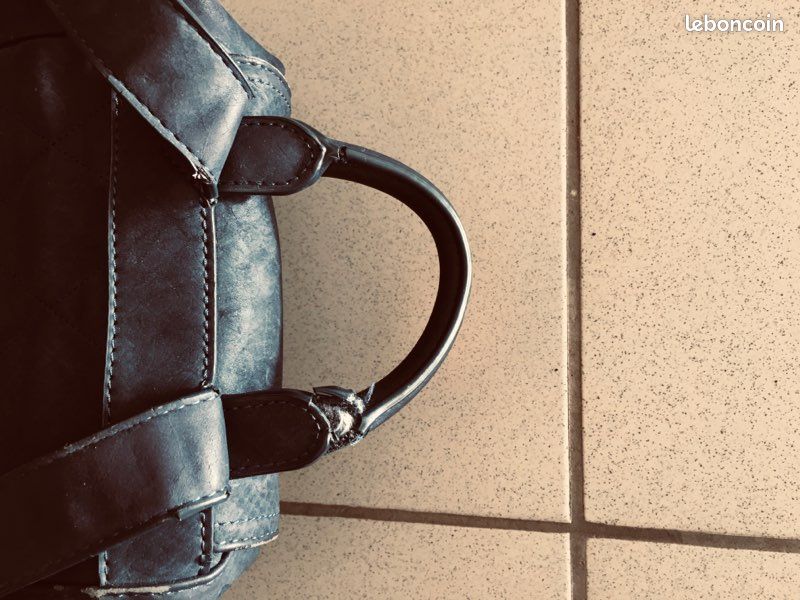 Sac à dos bleu cuir Desigual (image 2)