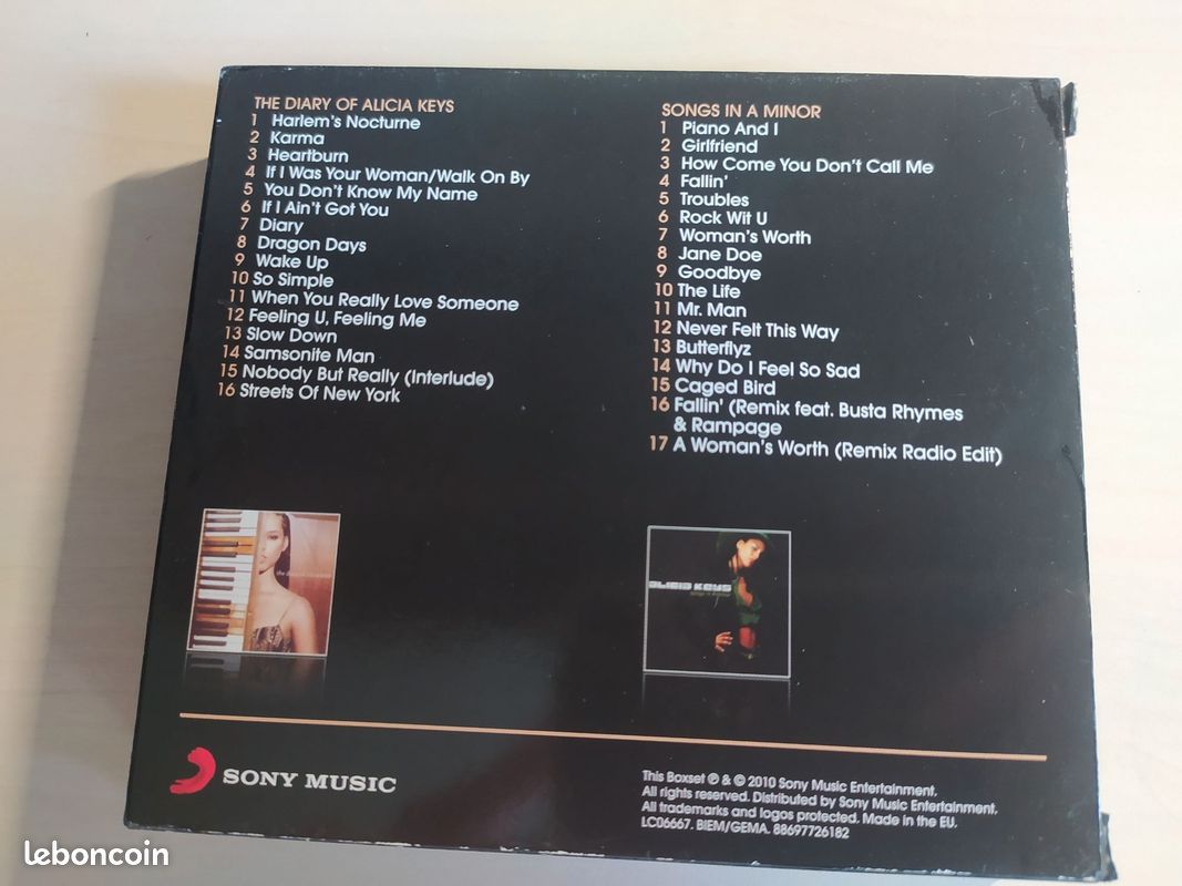 C.D. Alicia KEYS TWO ORIGINAL ALBUMS (image 2)