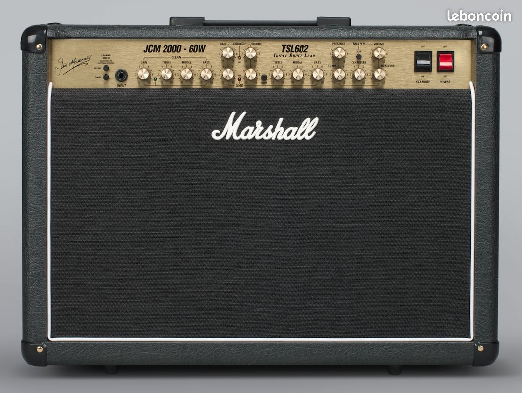 Marshall JCM2000 SIGNATURE TOUT LAMPE 60W TRIPLE SUPER LEAD AVEC FOOTSWITCH 5 CANAUX (image 1)